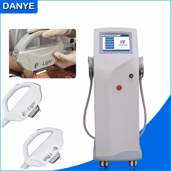 Système d'épilation stationnaire IPL/Elight Opt de haute qualité et de rajeunissement des photons